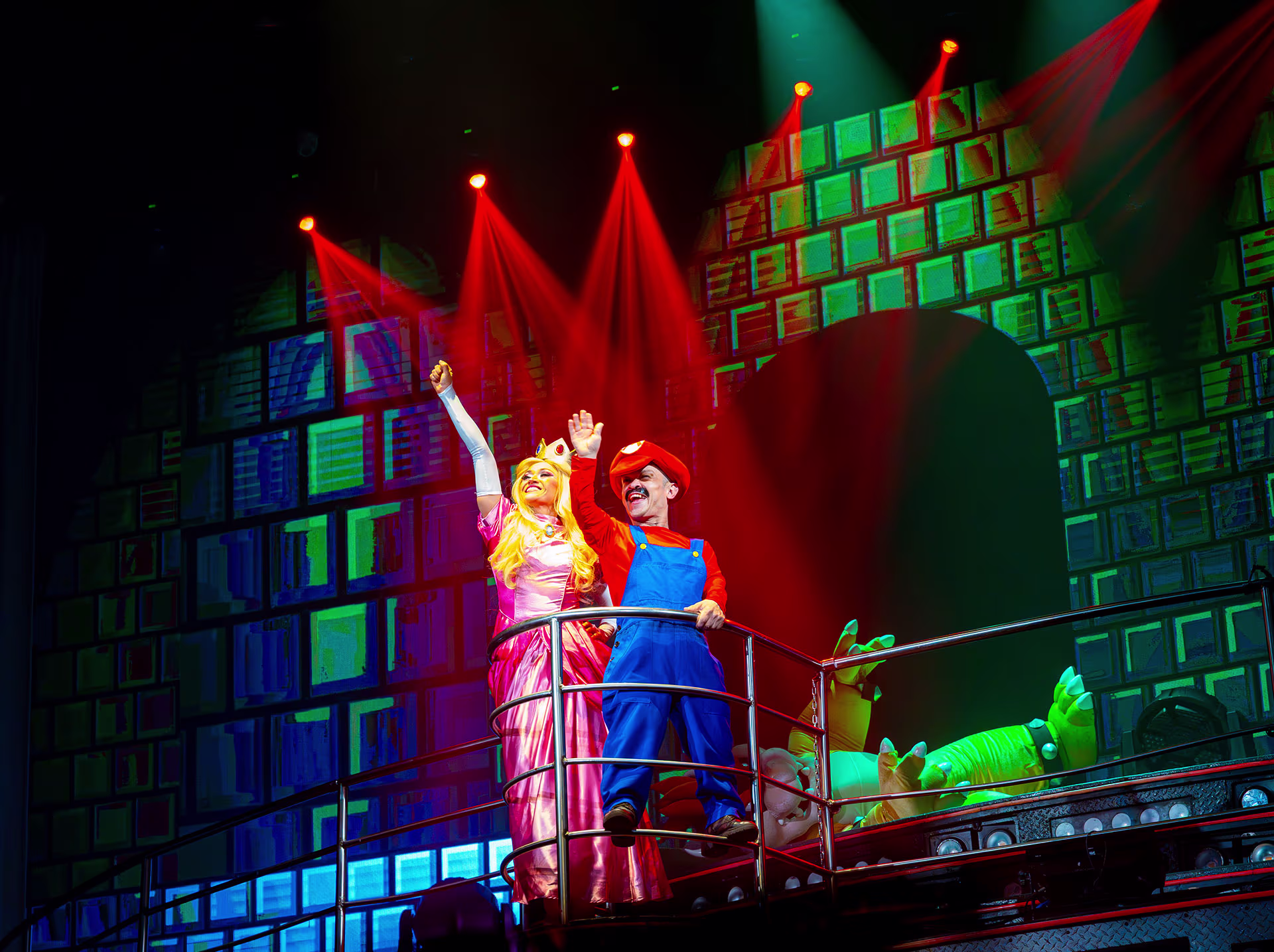 Mario & Peach show at Kids Party Punta Cana