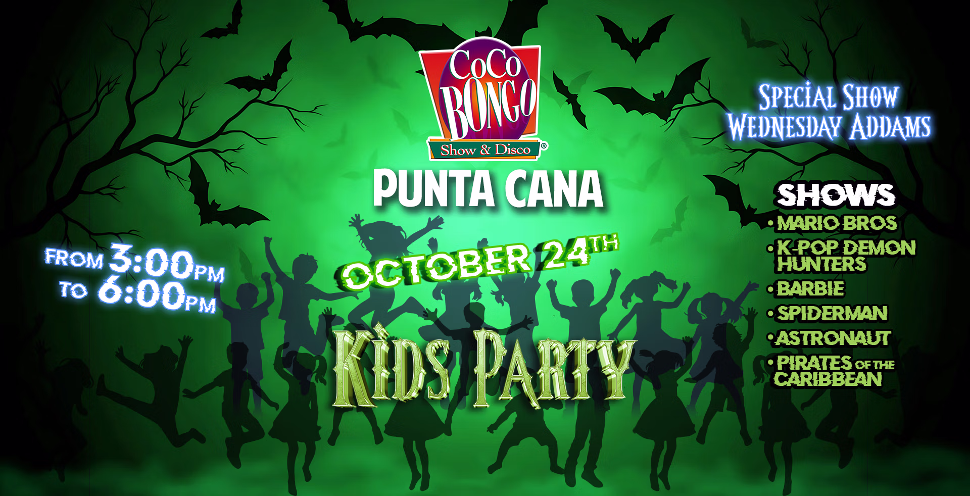 Coco Bongo Kids Party Punta Cana